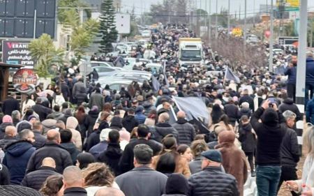 الآلاف في سخنين بمظاهرة ضد الجريمة والعنف